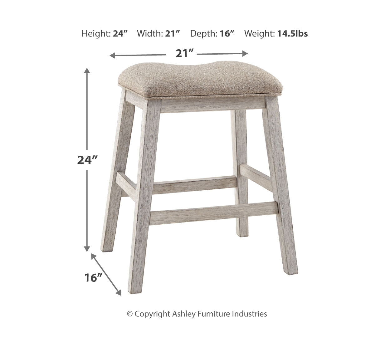 Skempton Counter Height Bar Stool