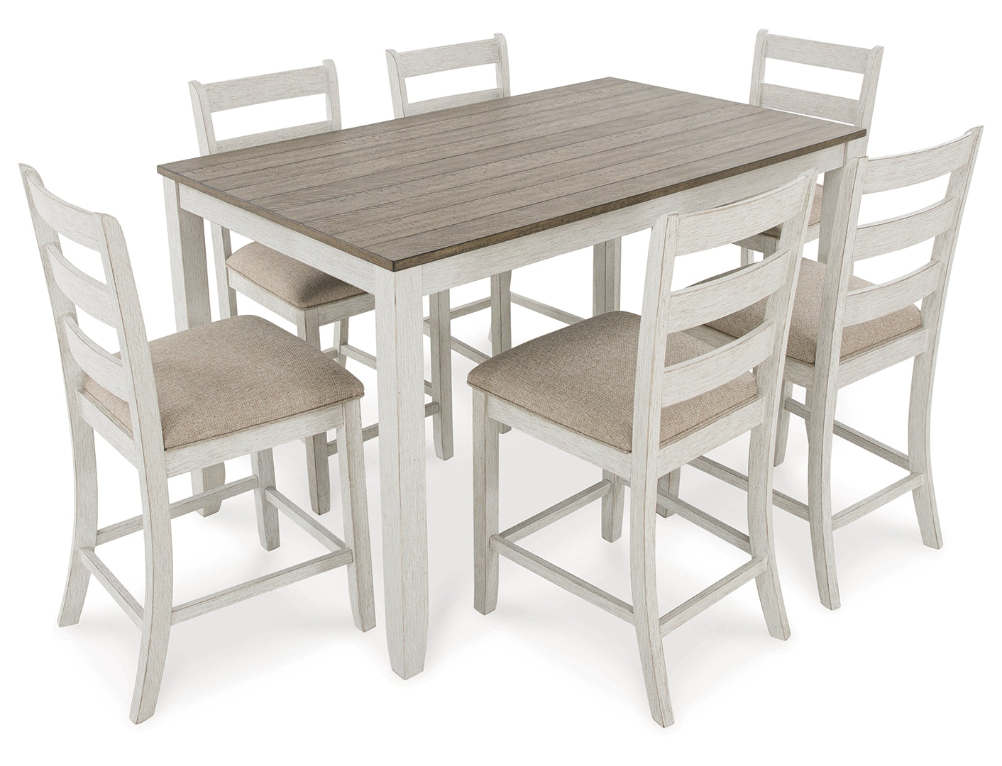 Skempton Counter Height Dining Table and Bar Stools (Set of 7)