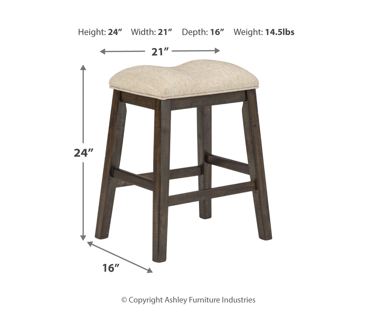 Rokane Counter Height Dining Table and 4 Barstools