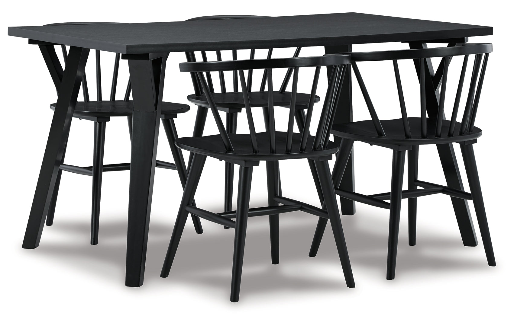 Otaska Dining Table and 4 Chairs