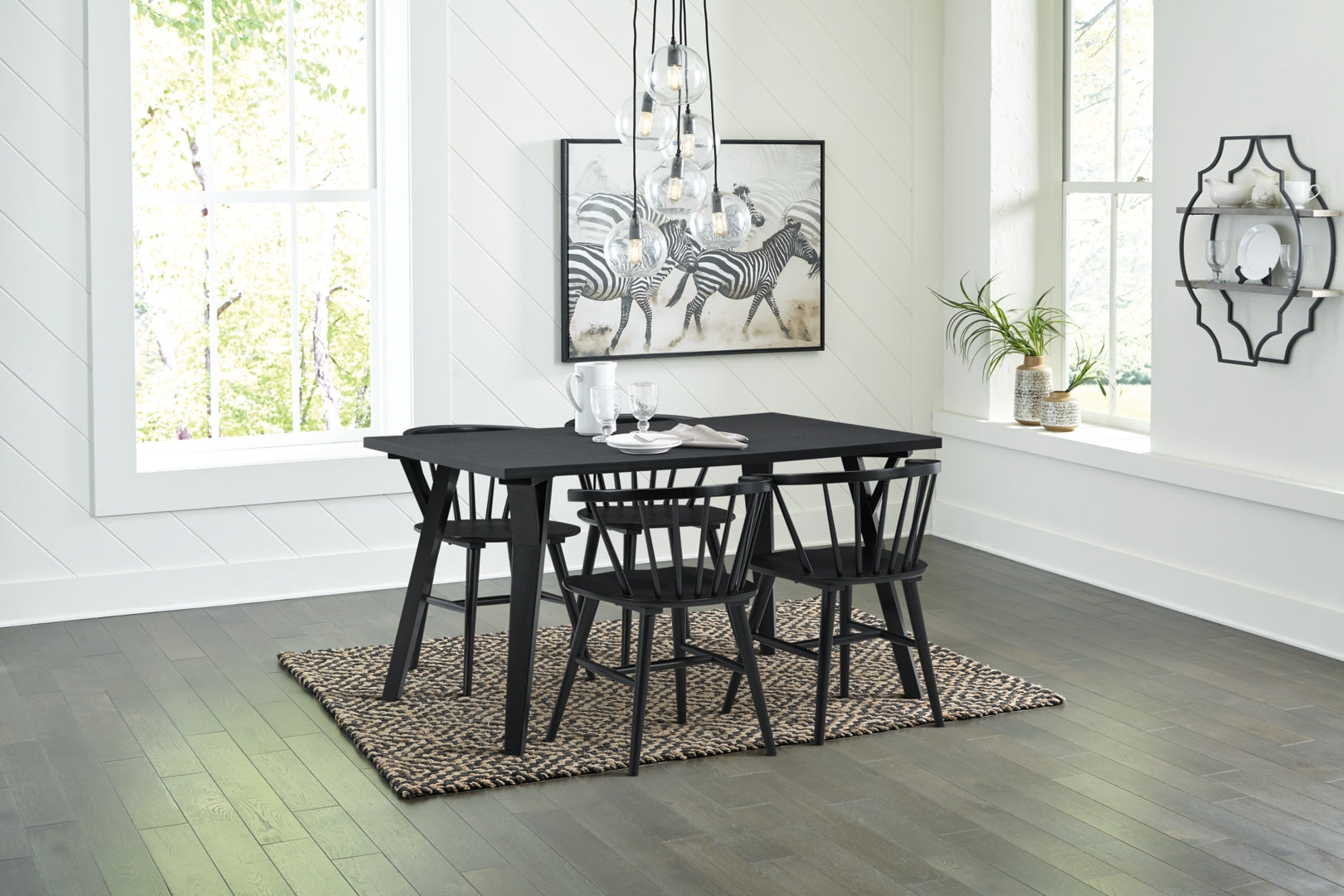 Otaska Dining Table and 4 Chairs