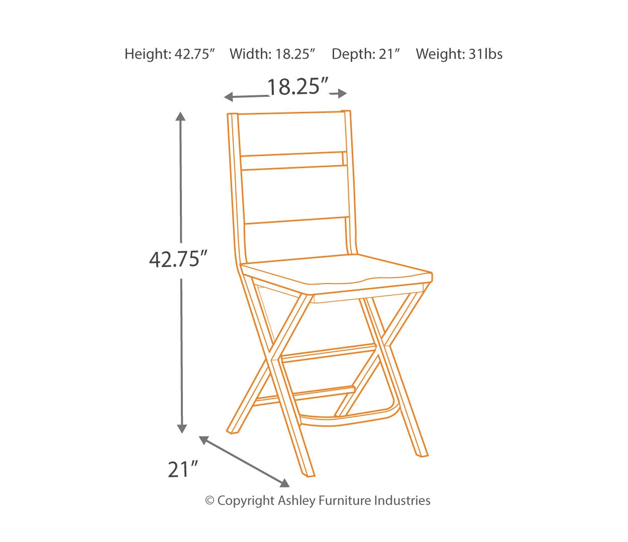 Kavara Counter Height Bar Stool