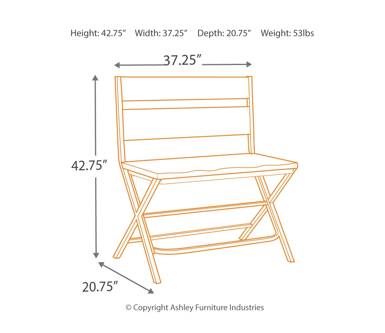 Kavara Counter Height Double Bar Stool