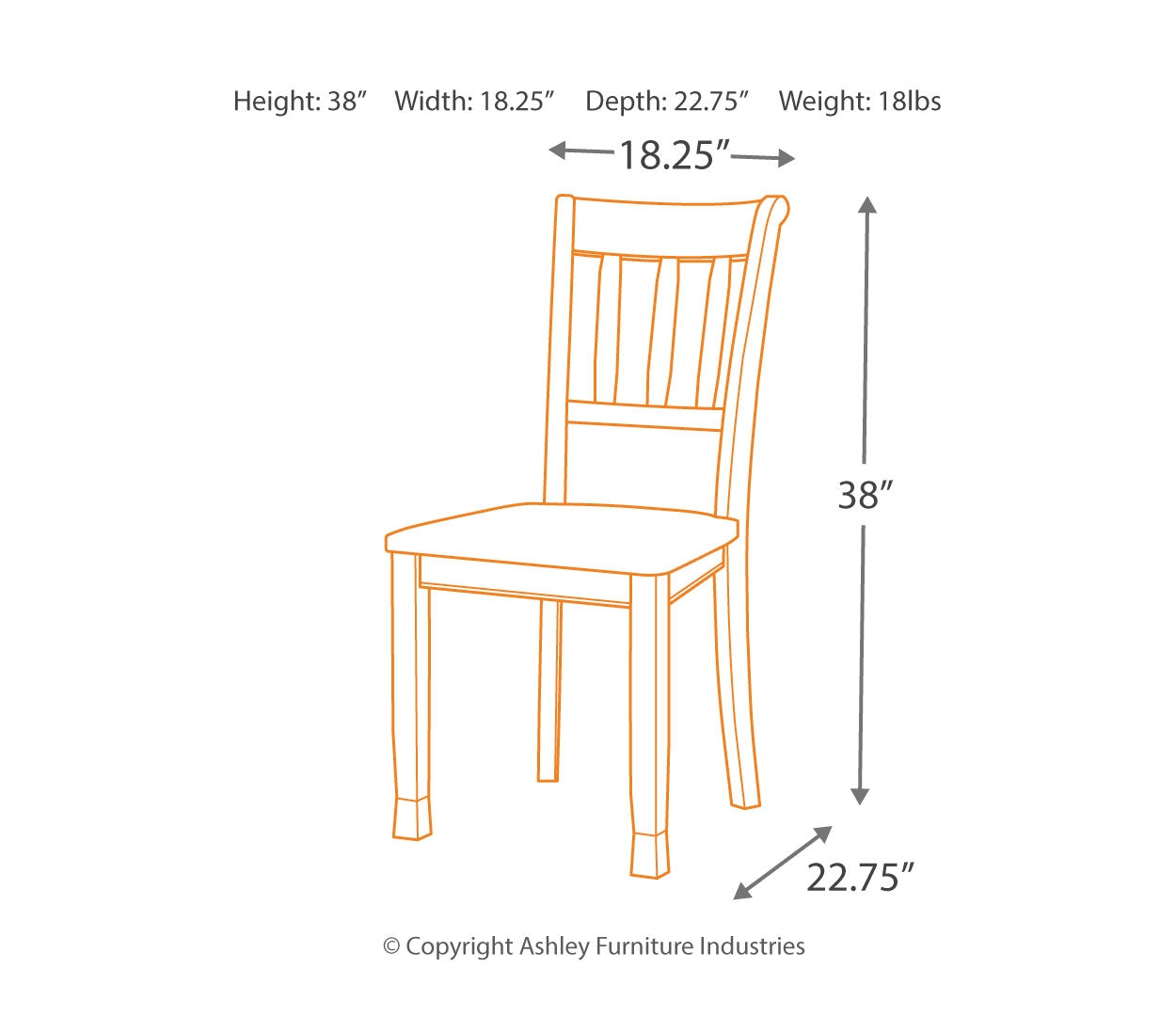 Owingsville Dining Table and 2 Chairs and 2 Benches