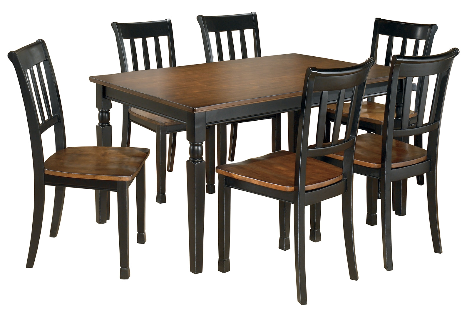 Owingsville Dining Table and 6 Chairs