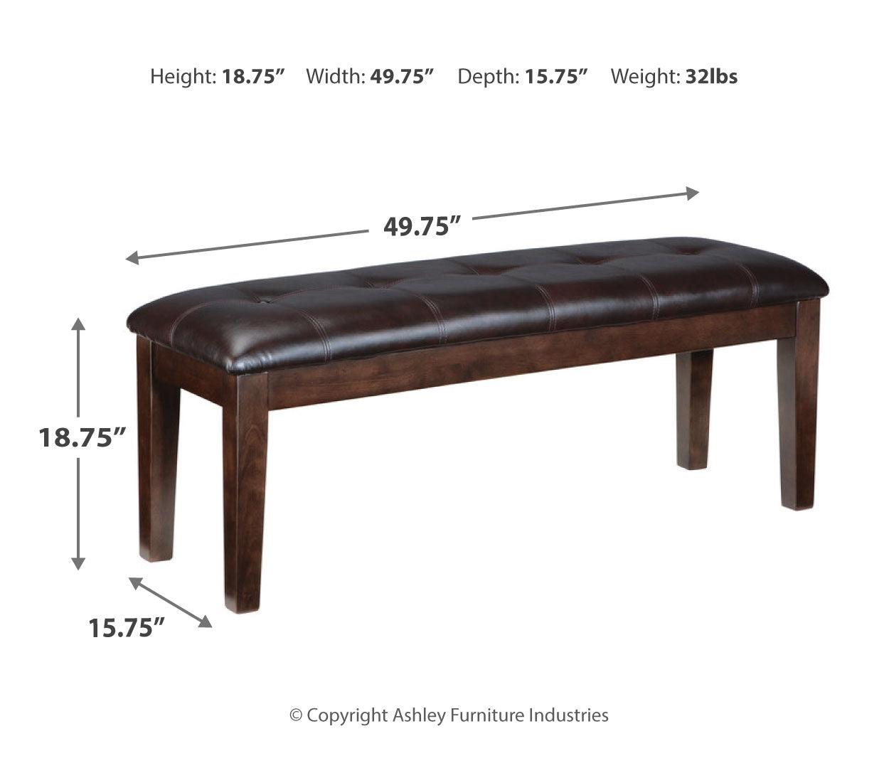 Haddigan Dining Bench