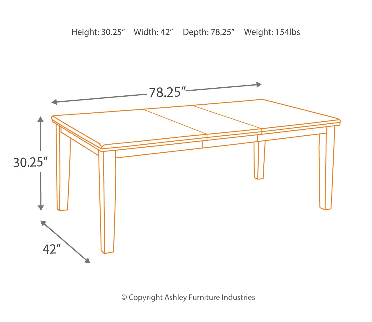 Haddigan Dining Extension Table