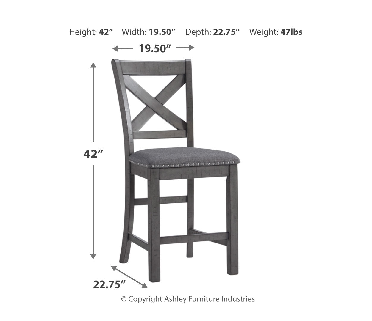 Myshanna 2-Piece Bar Stool