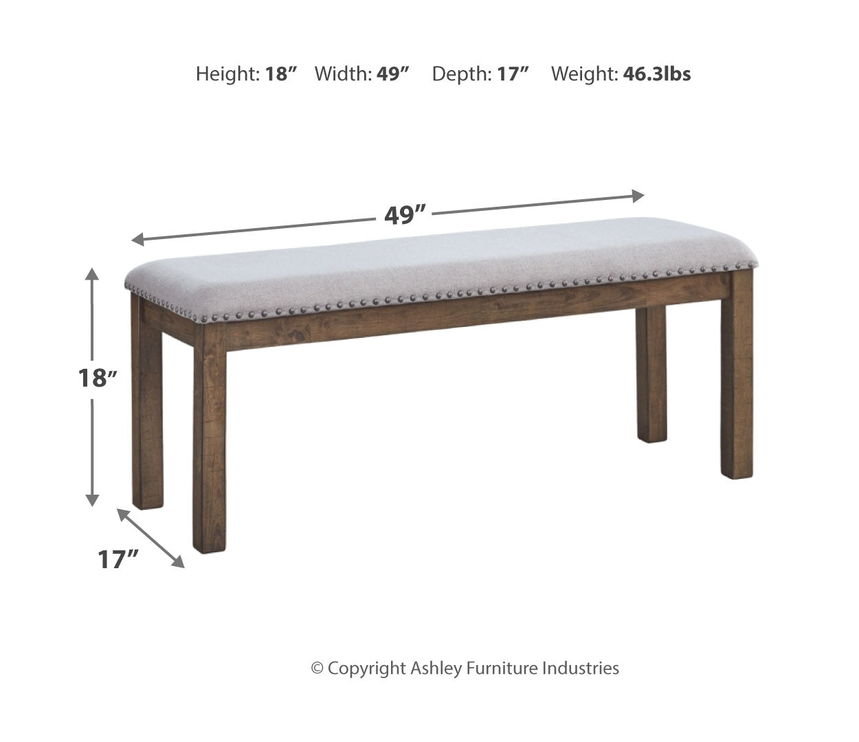 Moriville Dining Bench