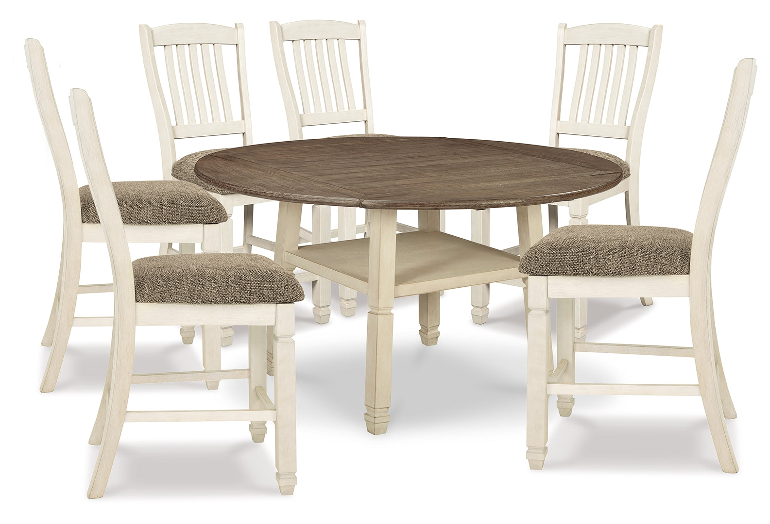 Bolanburg Counter Height Dining Table and 6 Barstools