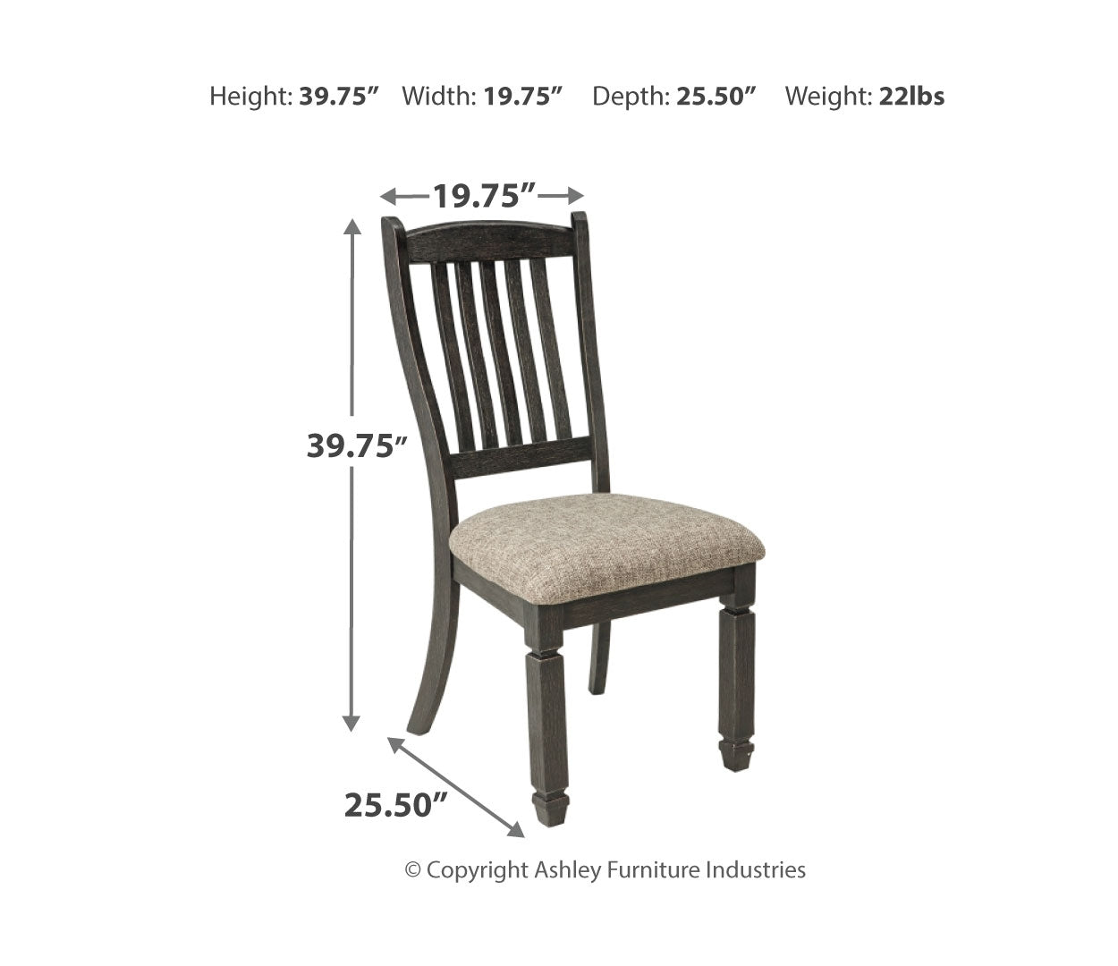 Tyler Creek 2-Piece Dining Room Chair