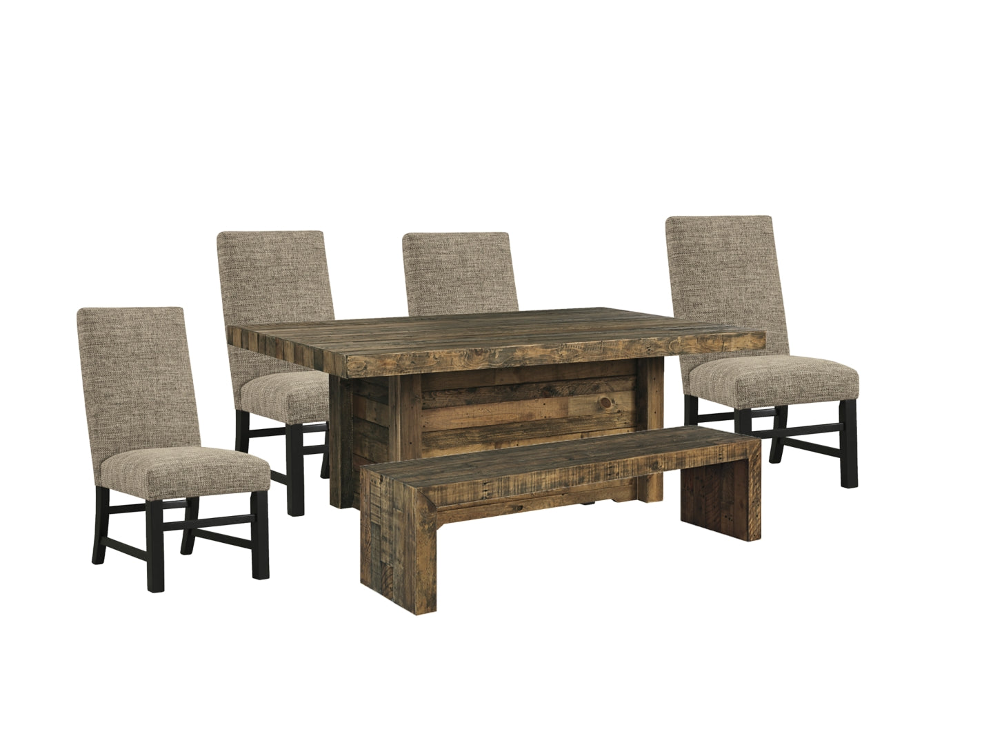 Sommerford Dining Table and 4 Chairs and Bench