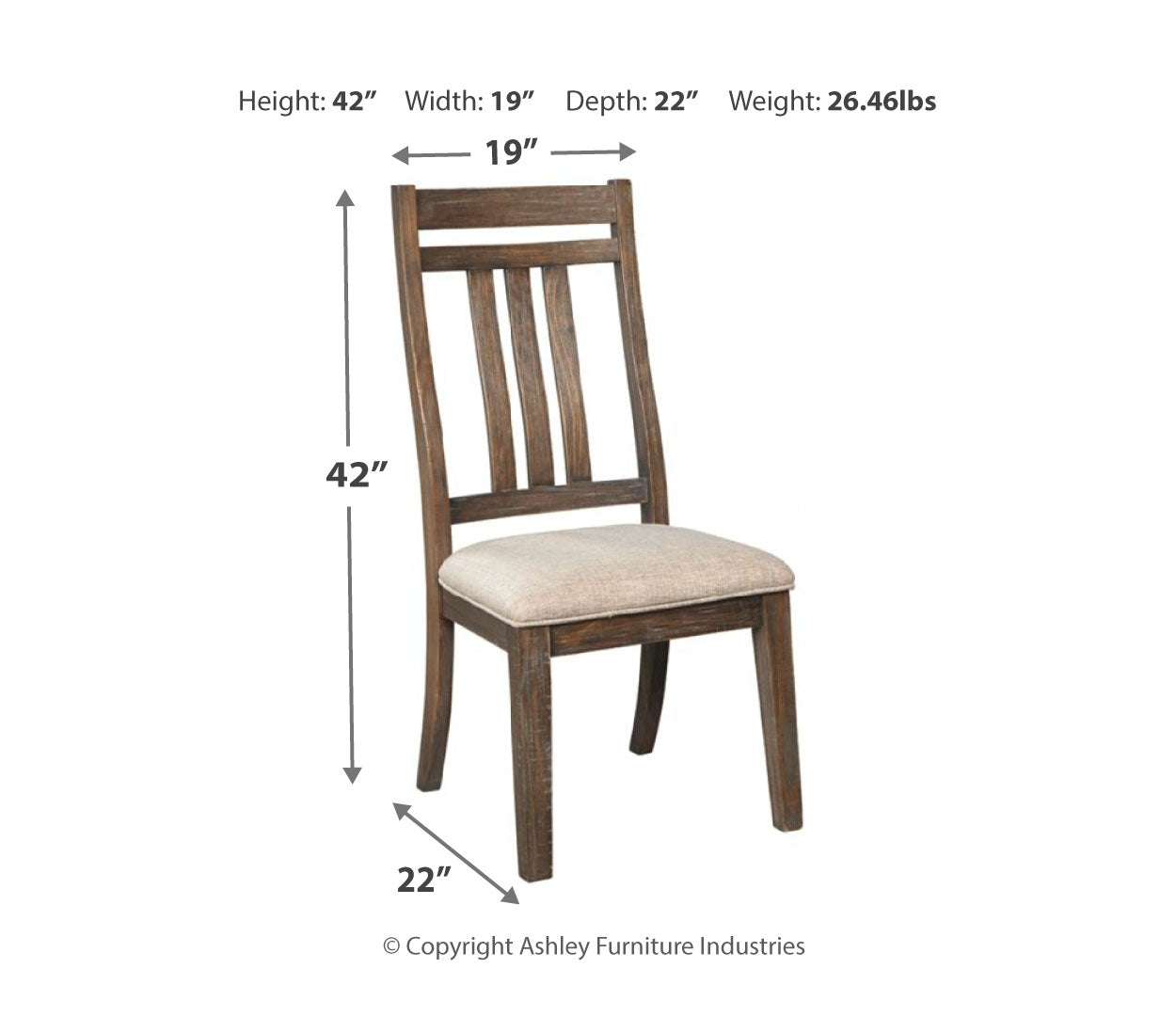 Wyndahl Dining Table and 4 Chairs