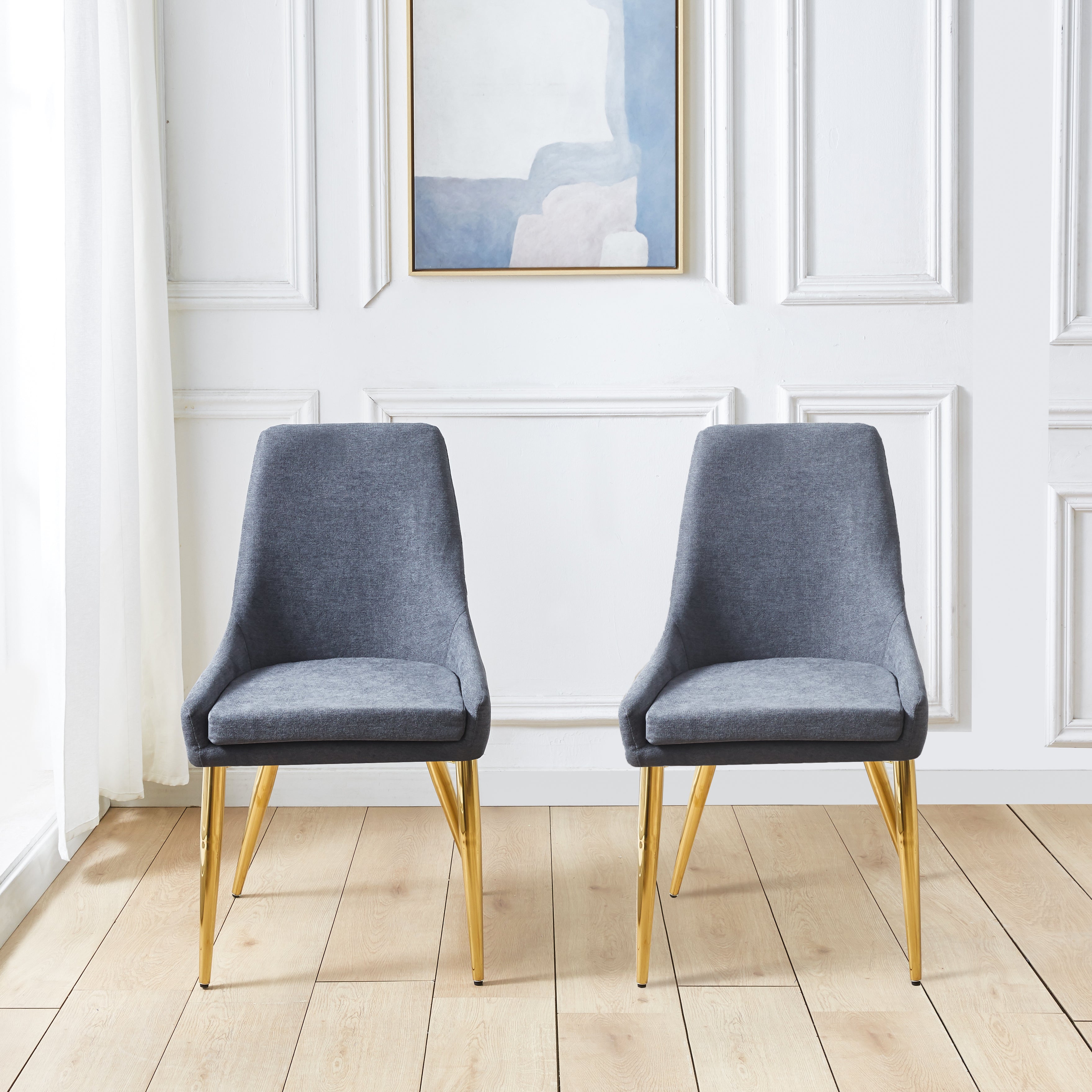 Orren Dining Chairs Grey Set of 2