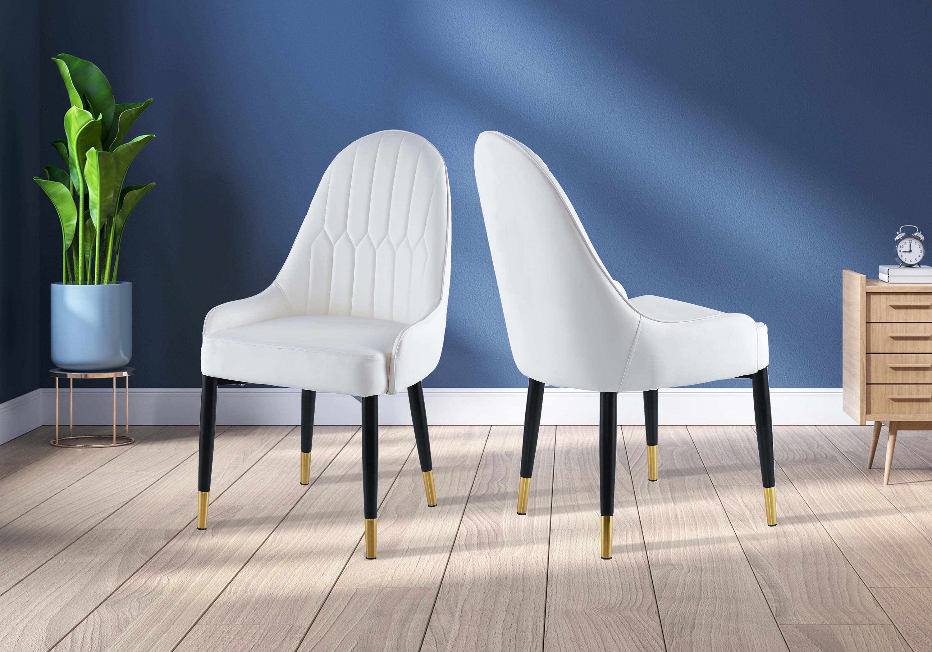 Bechard Dining Chair White Set of 2