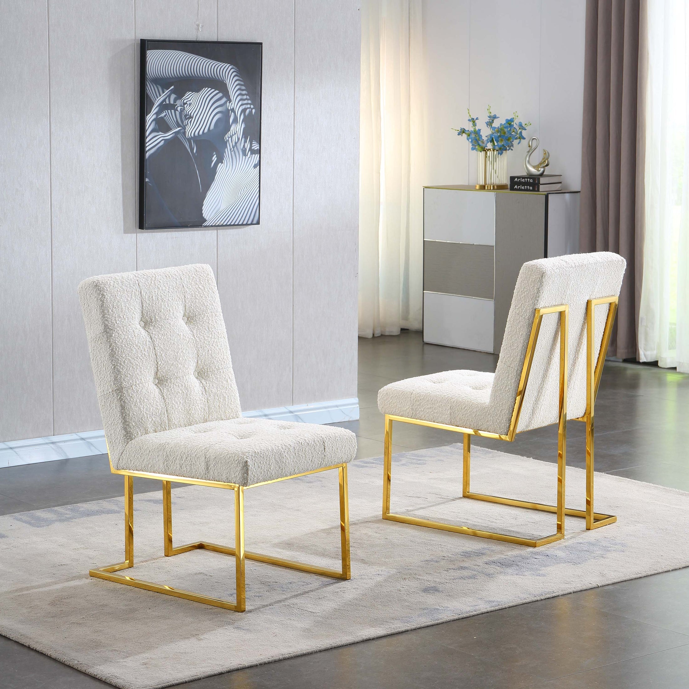 Chesmore Dining Chair White Set of 2