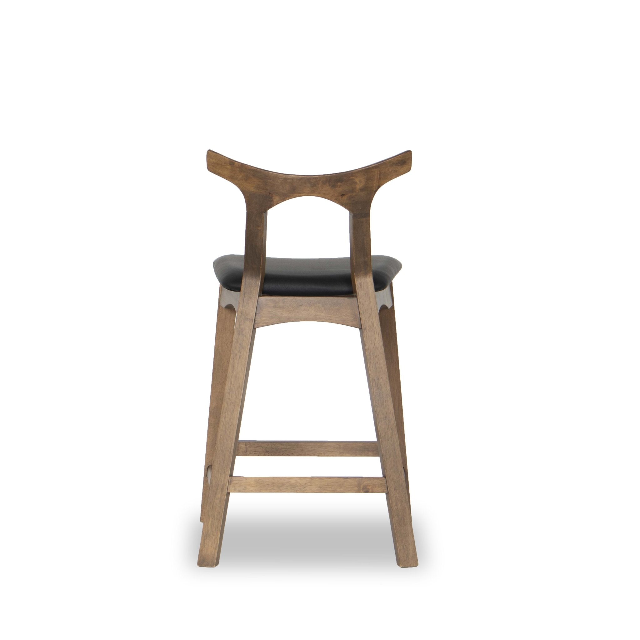 Dora Bar Stool 29" Black Leather