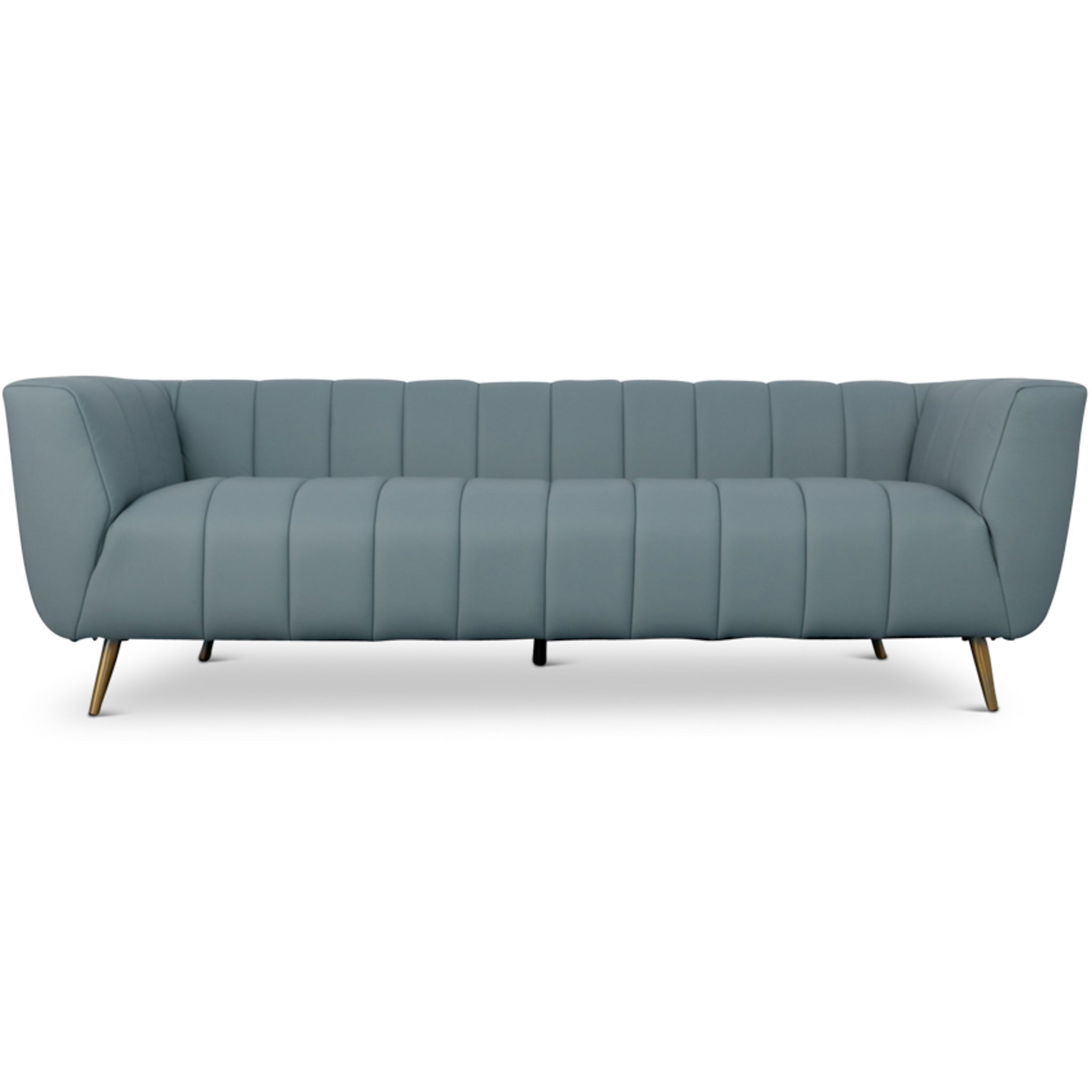 Clodine Sofa Blue Leather