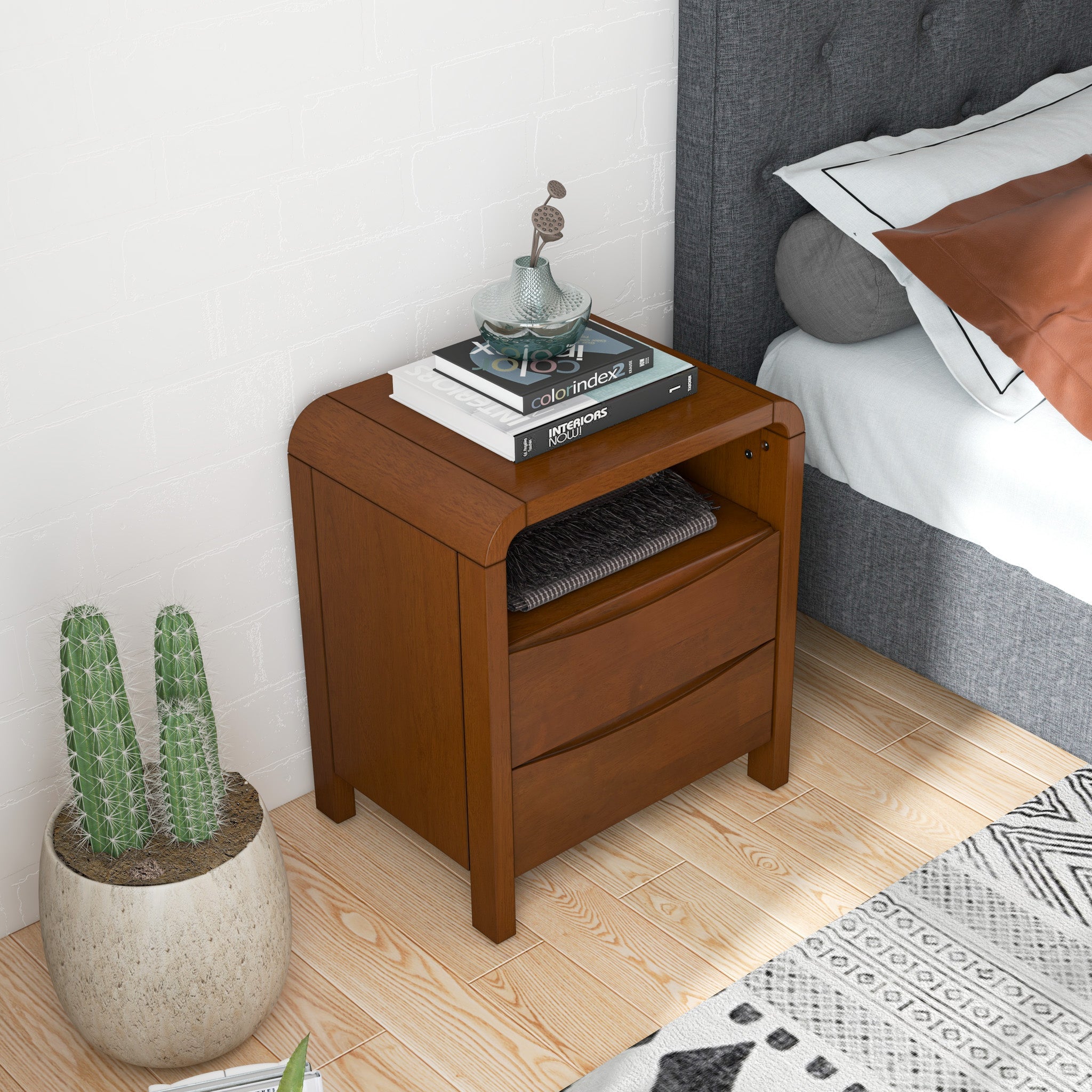 Danbury Night Stand with 2 Drawers