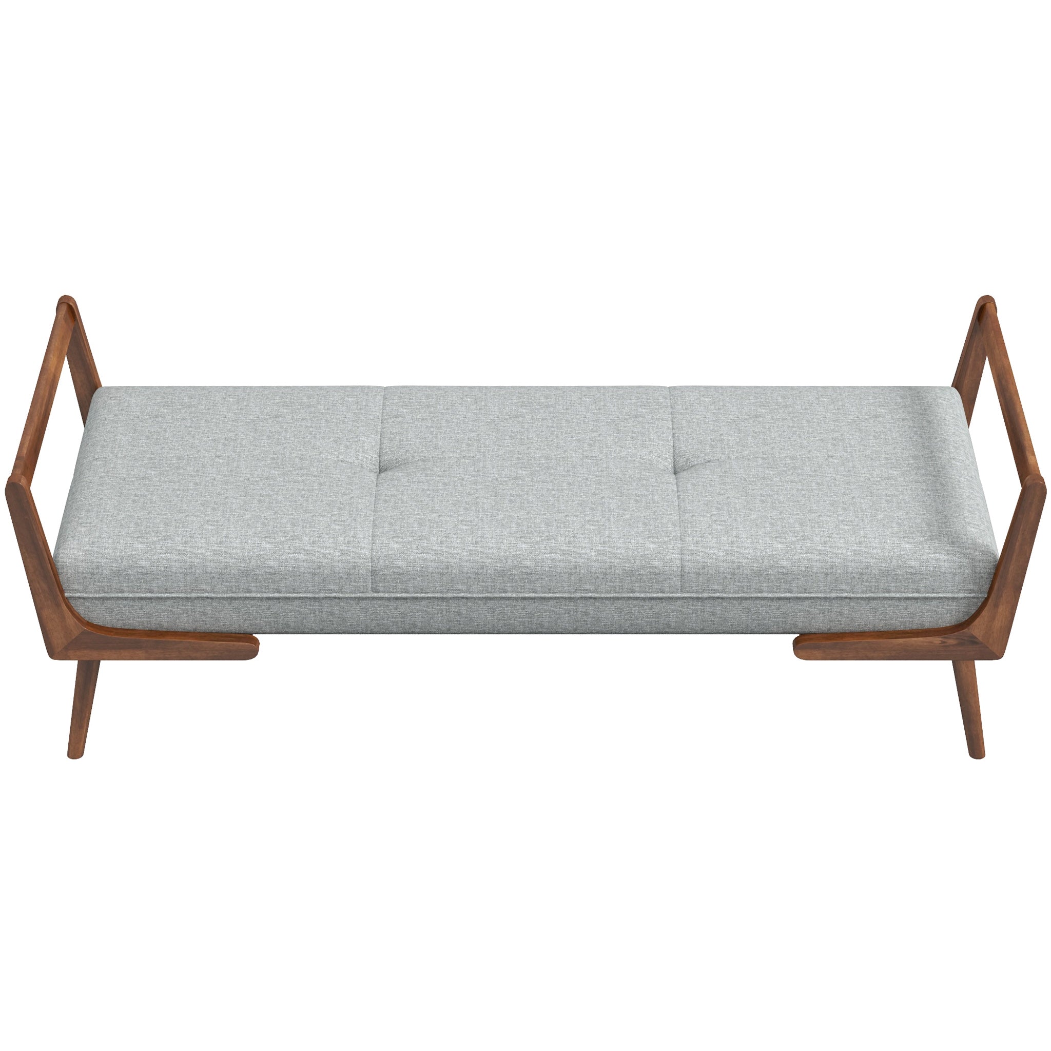 Dresden Bench Grey Fabric