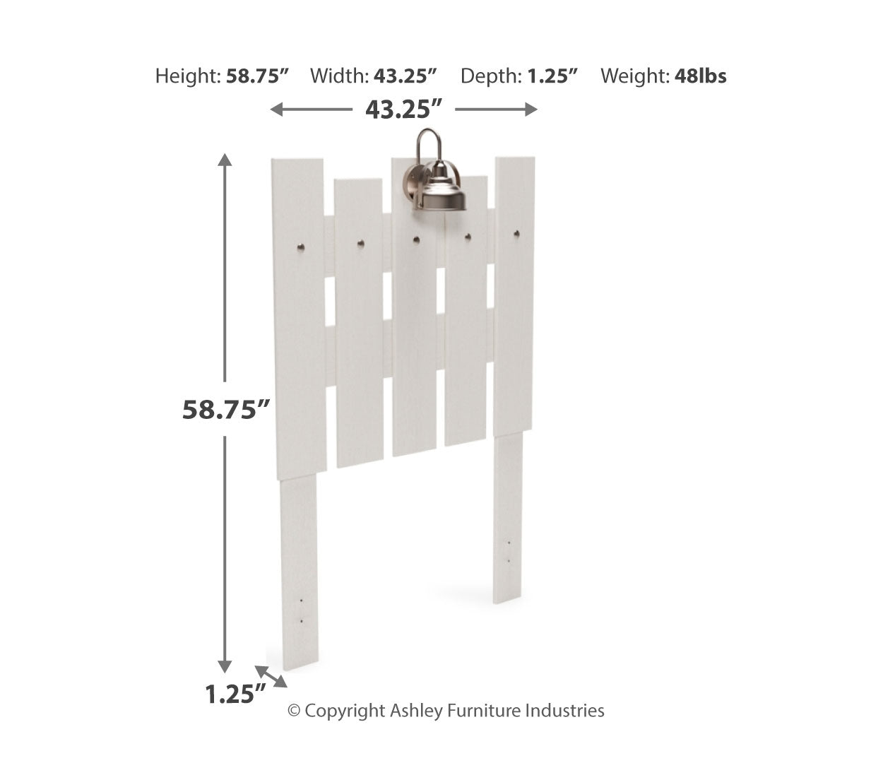 Vaibryn Twin Panel Headboard