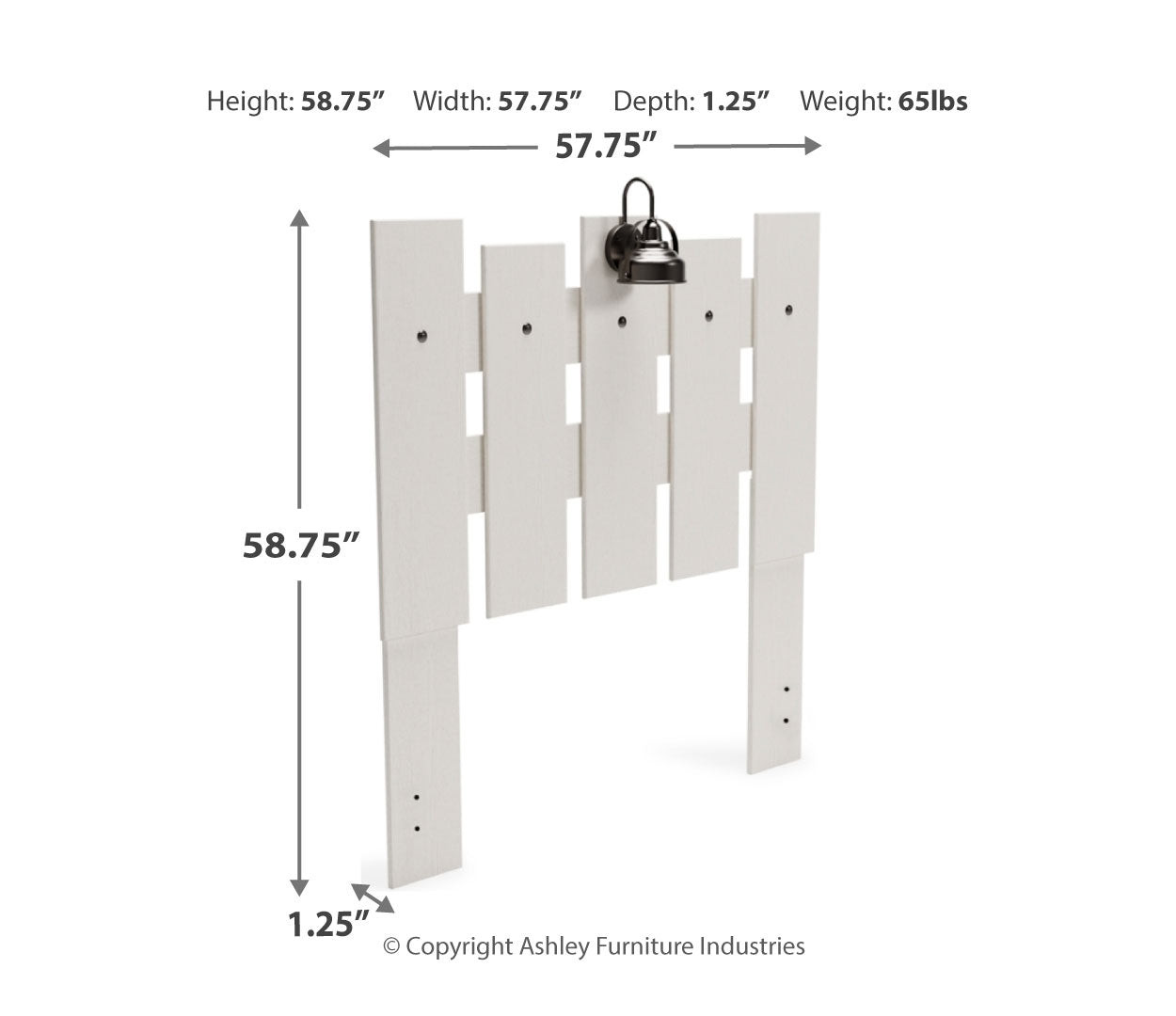 Vaibryn Full Panel Headboard