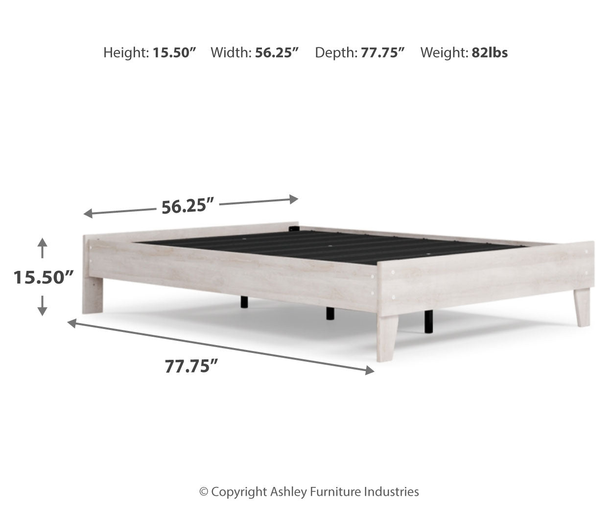 Paxberry Full Platform Bed