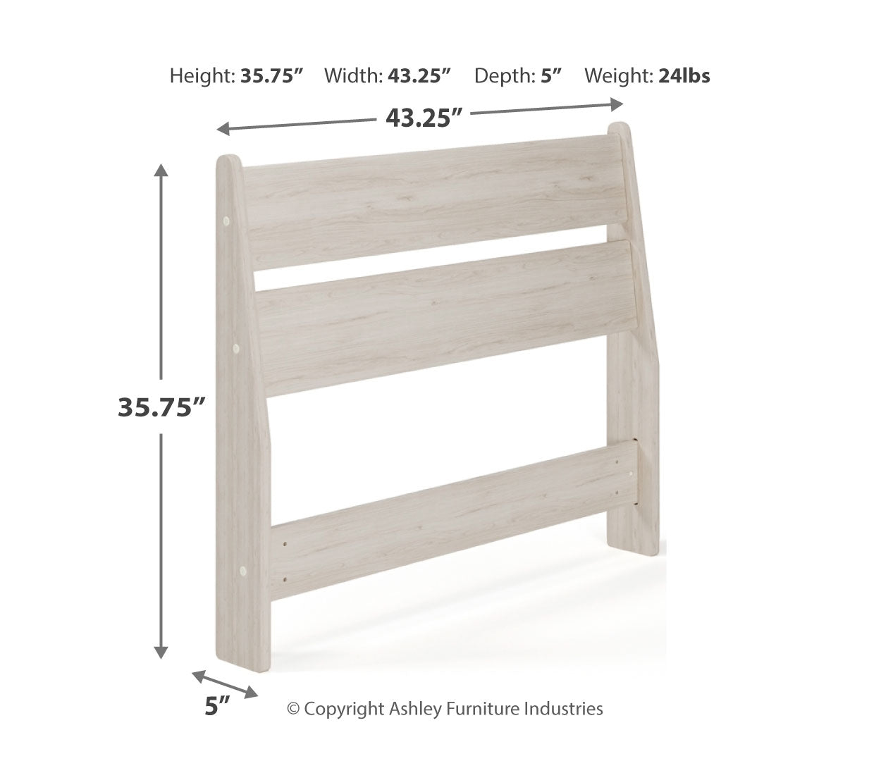 Socalle Twin Panel Headboard