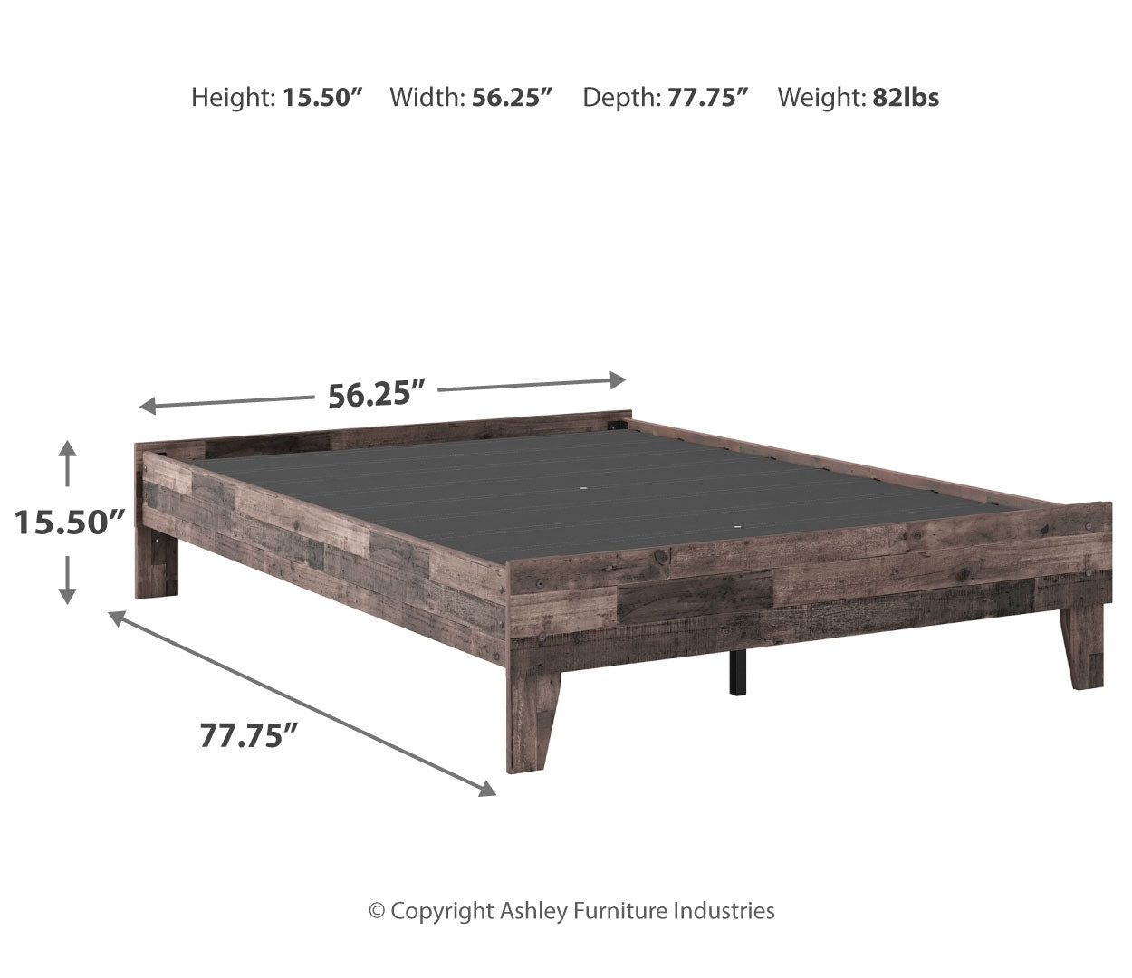 Neilsville Full Platform Bed