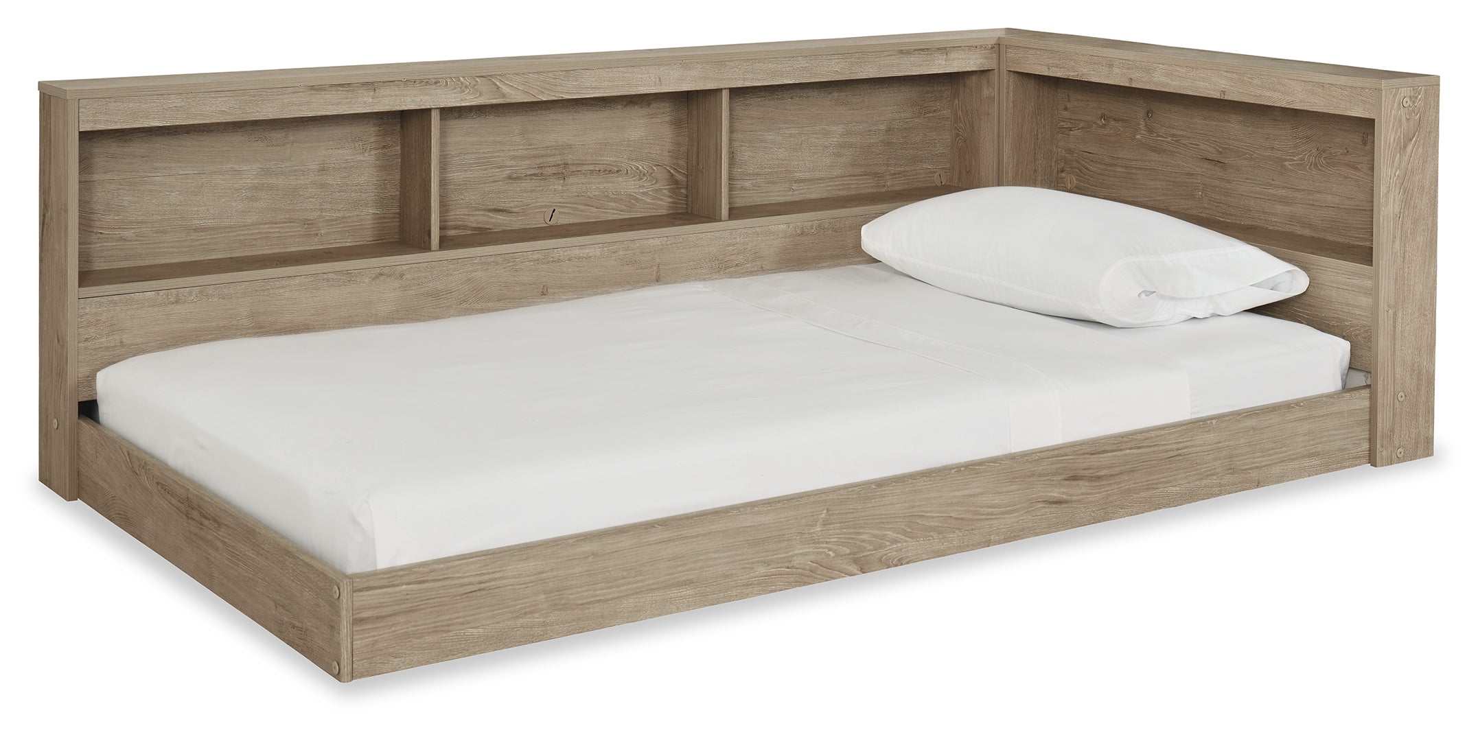 Oliah Twin Bookcase Storage Bed