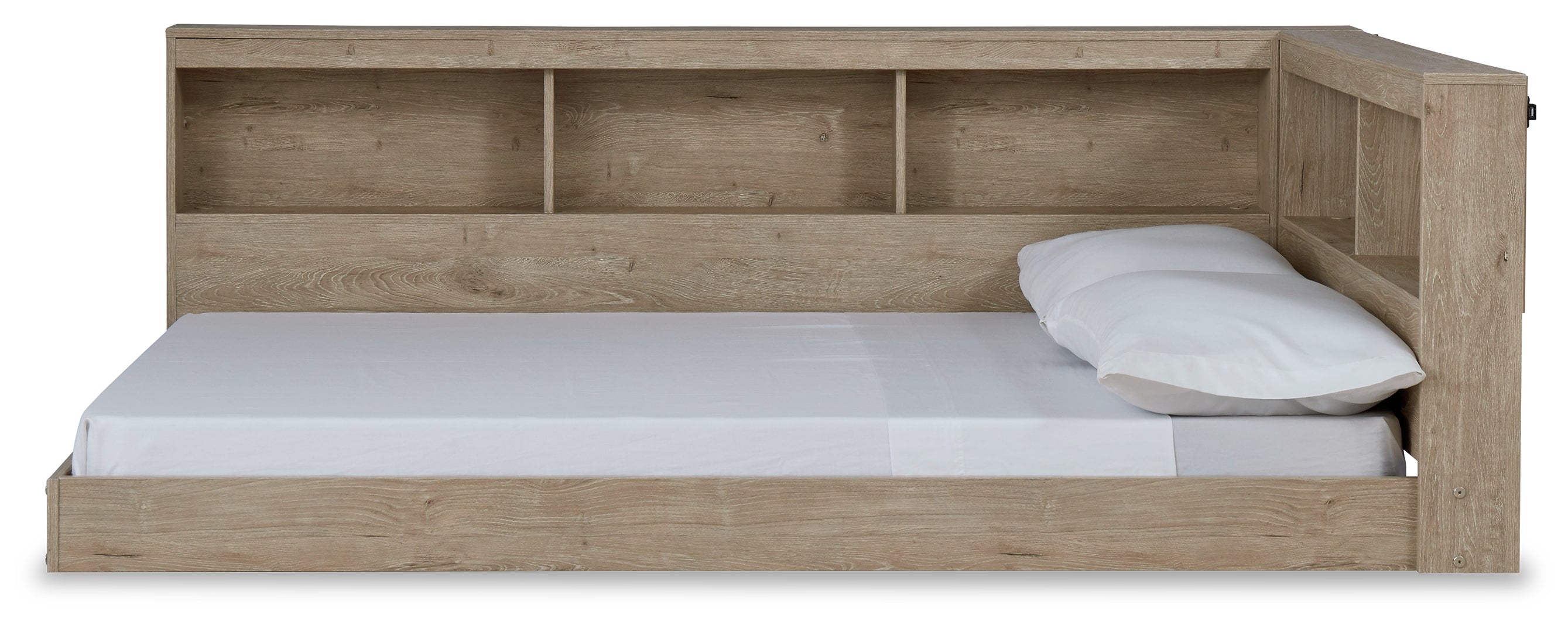 Oliah Full Bookcase Storage Bed