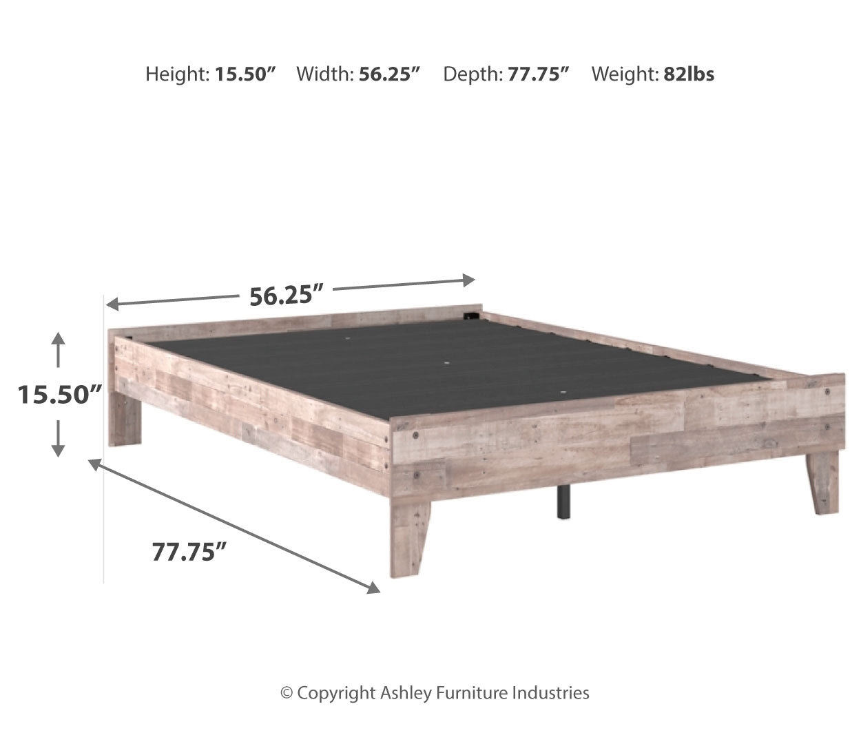 Neilsville Full Platform Bed