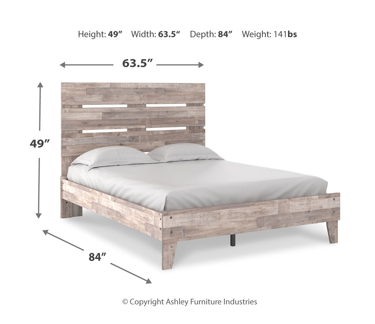 Neilsville Queen Panel Platform Bed