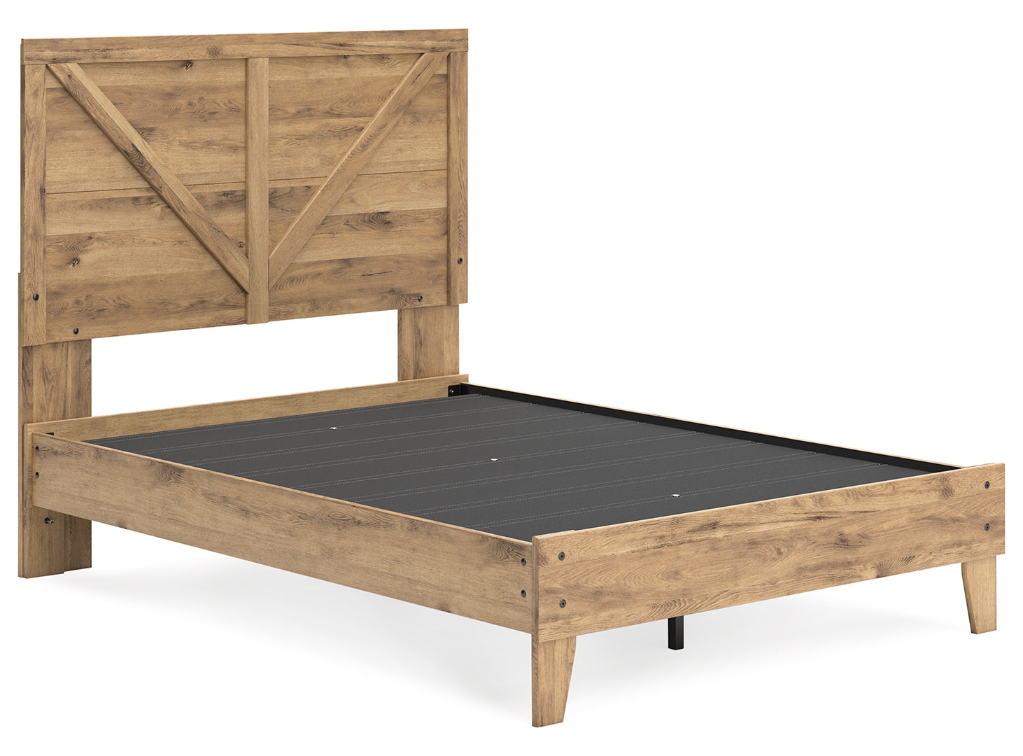 Larstin Full Crossbuck Panel Platform Bed