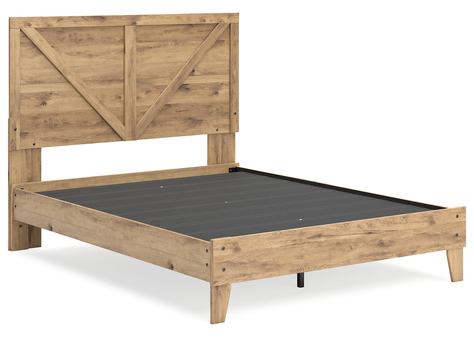 Larstin Queen Crossbuck Panel Platform Bed