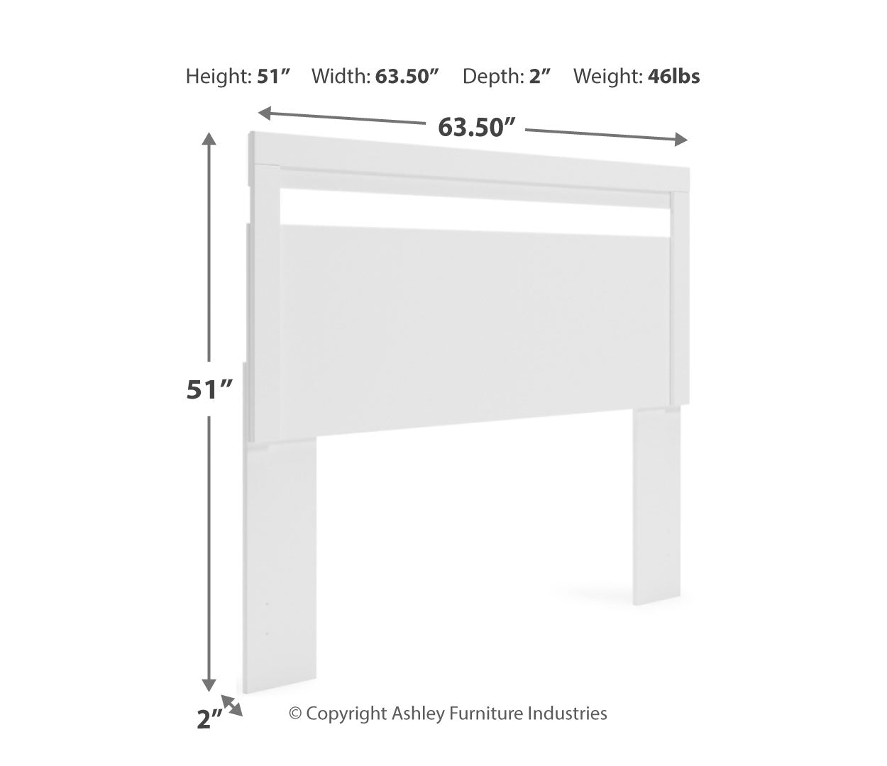 Flannia Queen Panel Headboard