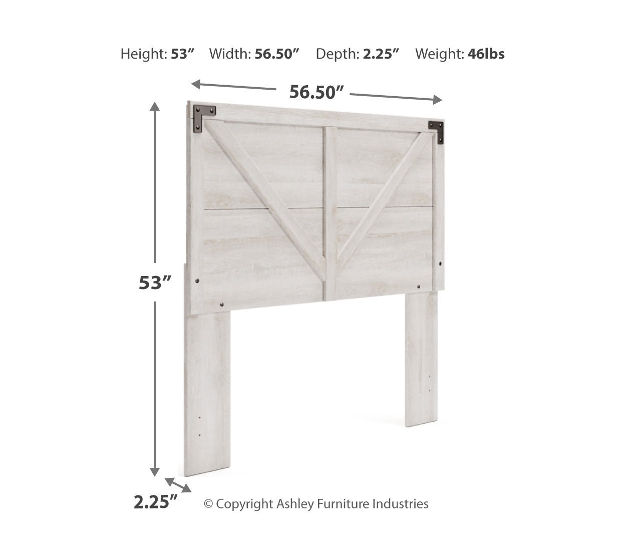 Shawburn Full Crossbuck Panel Headboard