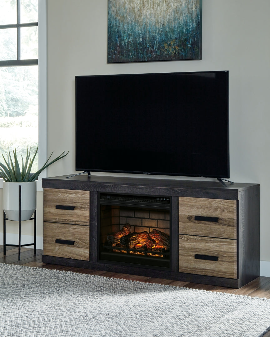 Harlinton 60" TV Stand with Electric Fireplace