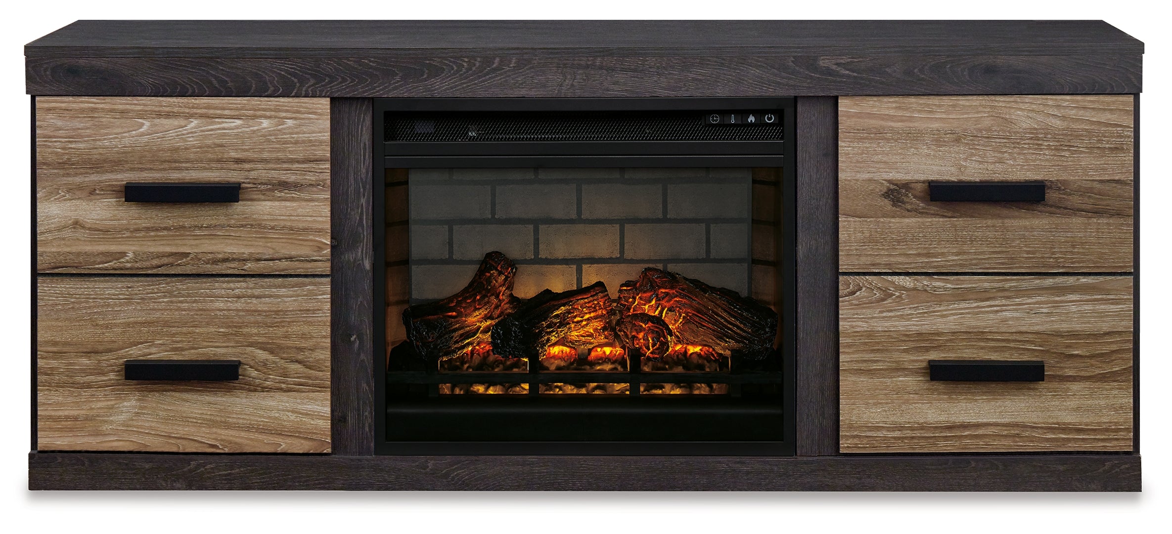 Harlinton 60" TV Stand with Electric Fireplace