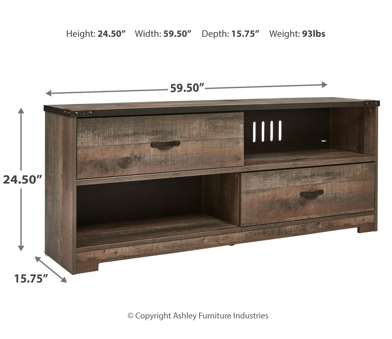 Trinell 59" TV Stand