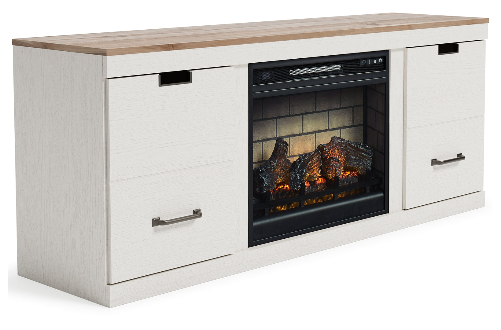 Vaibryn 60" TV Stand with Electric Fire Place