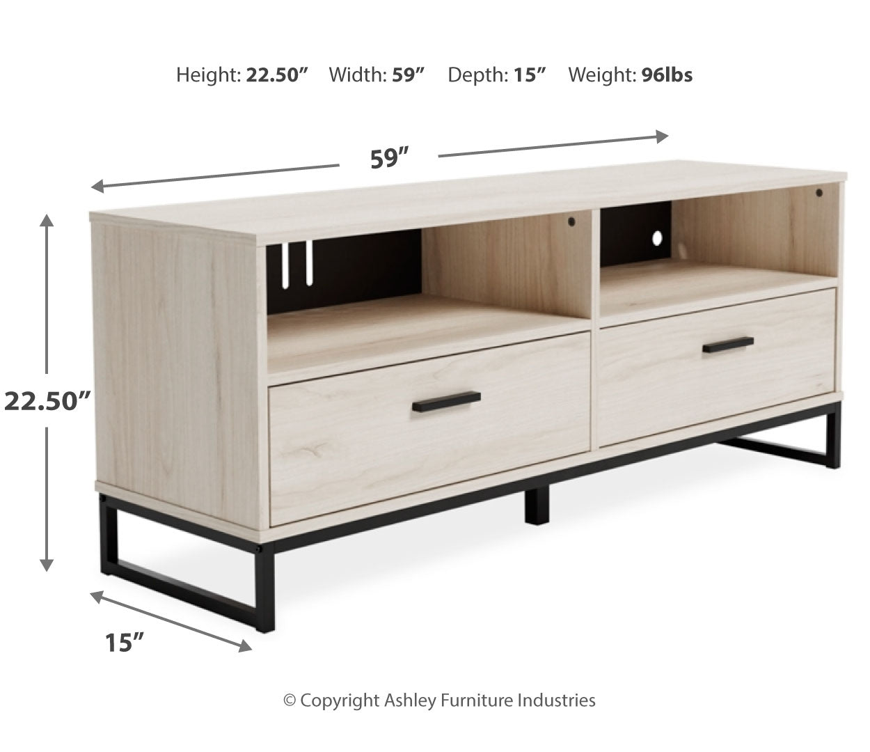 Socalle 59" TV Stand