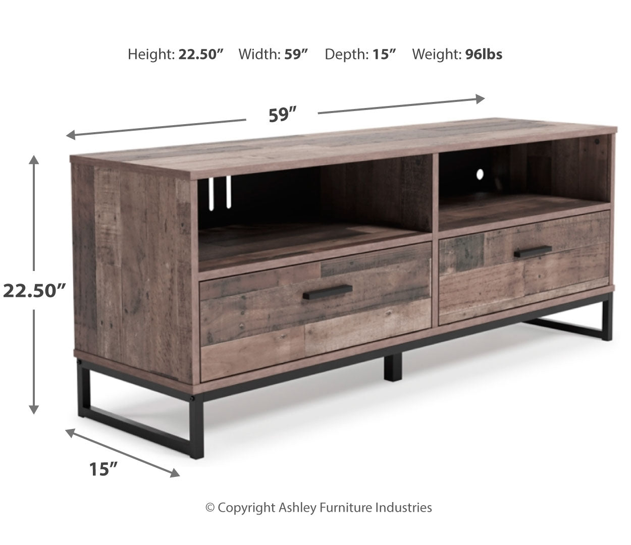 Neilsville 59" TV Stand