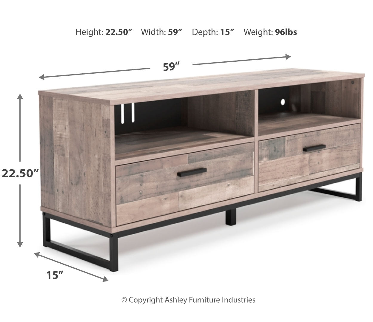 Neilsville 59" TV Stand