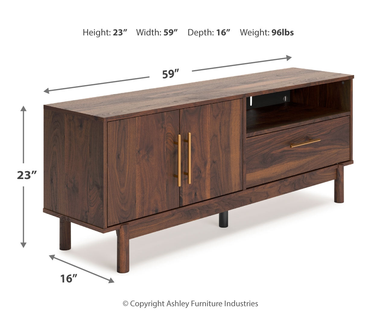 Calverson 59" TV Stand