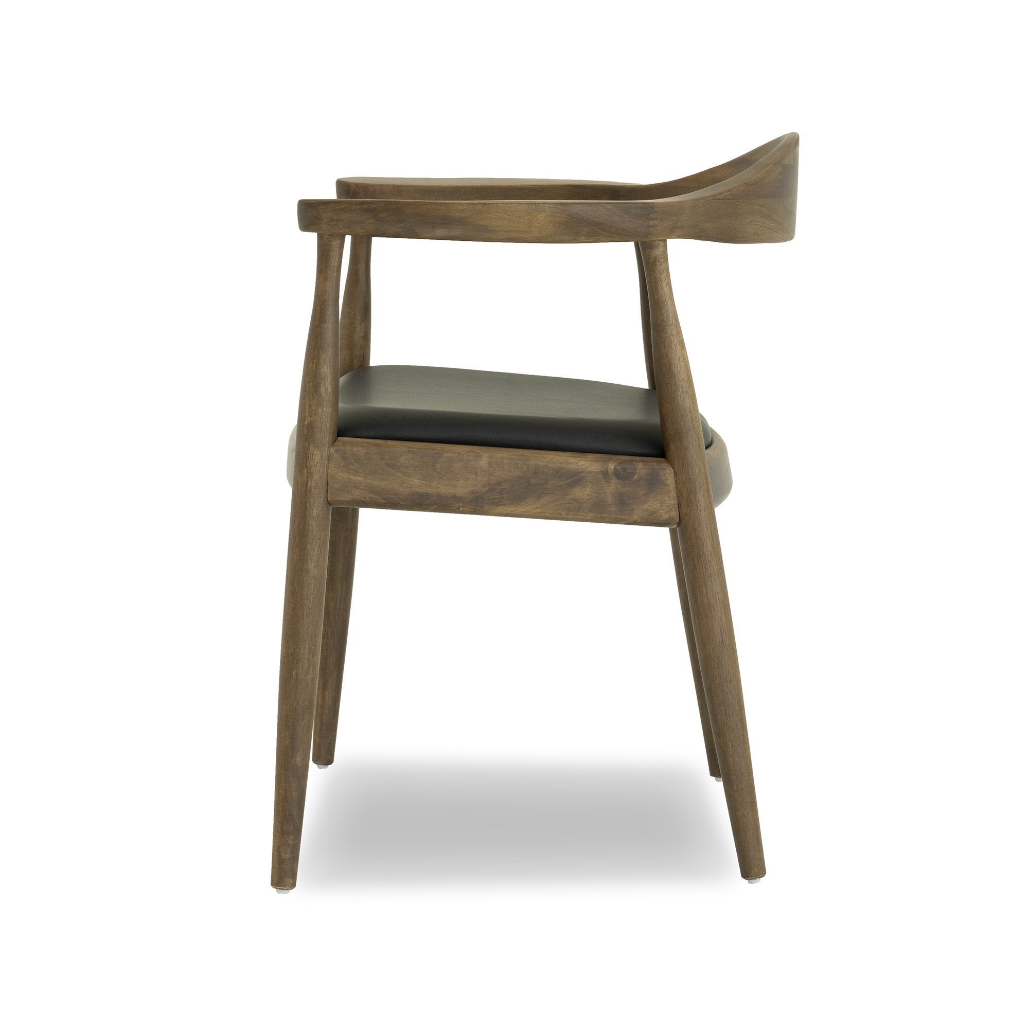 Freya Dining Chair Black Vegan Leather