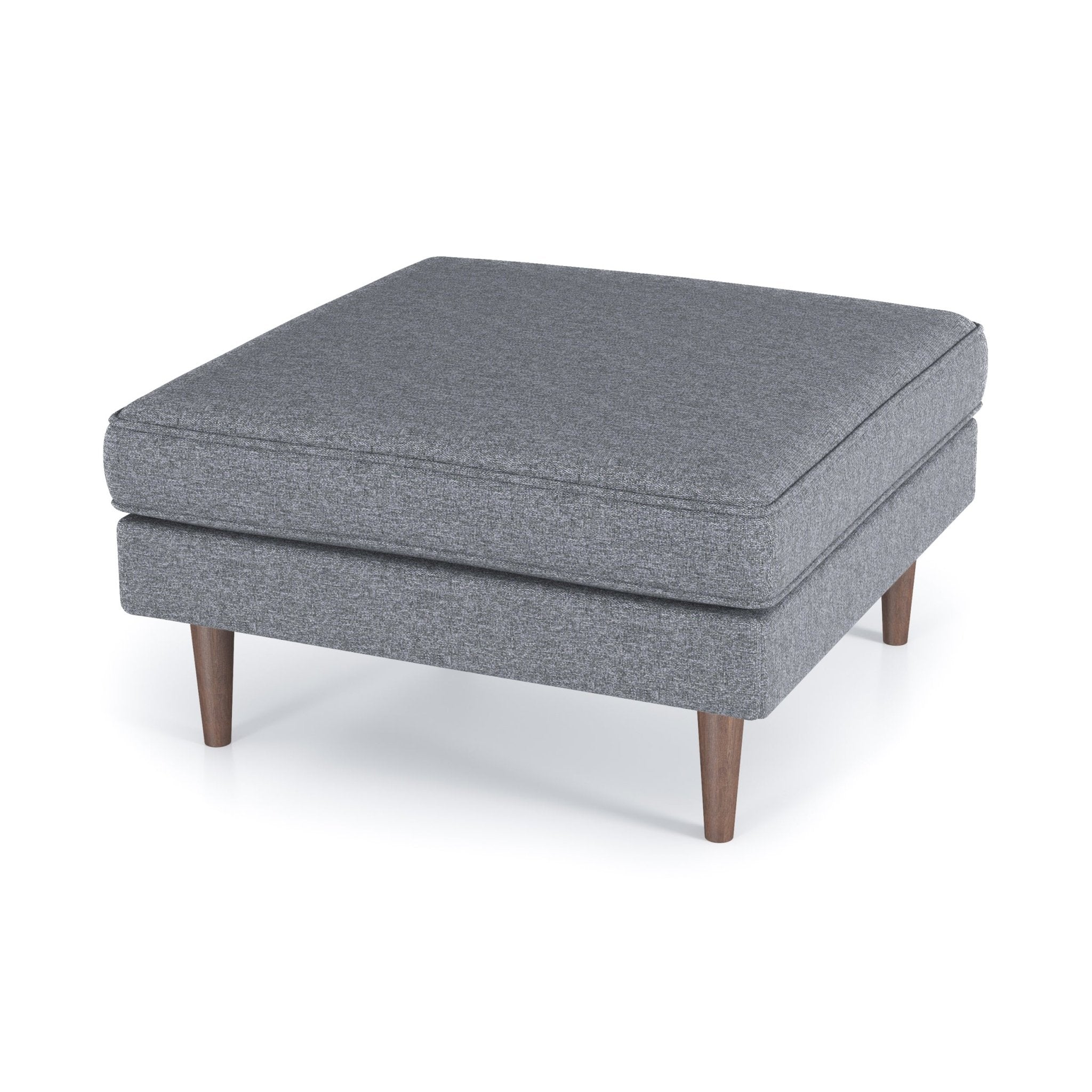 Fordham Ottoman Dark Gray Fabric