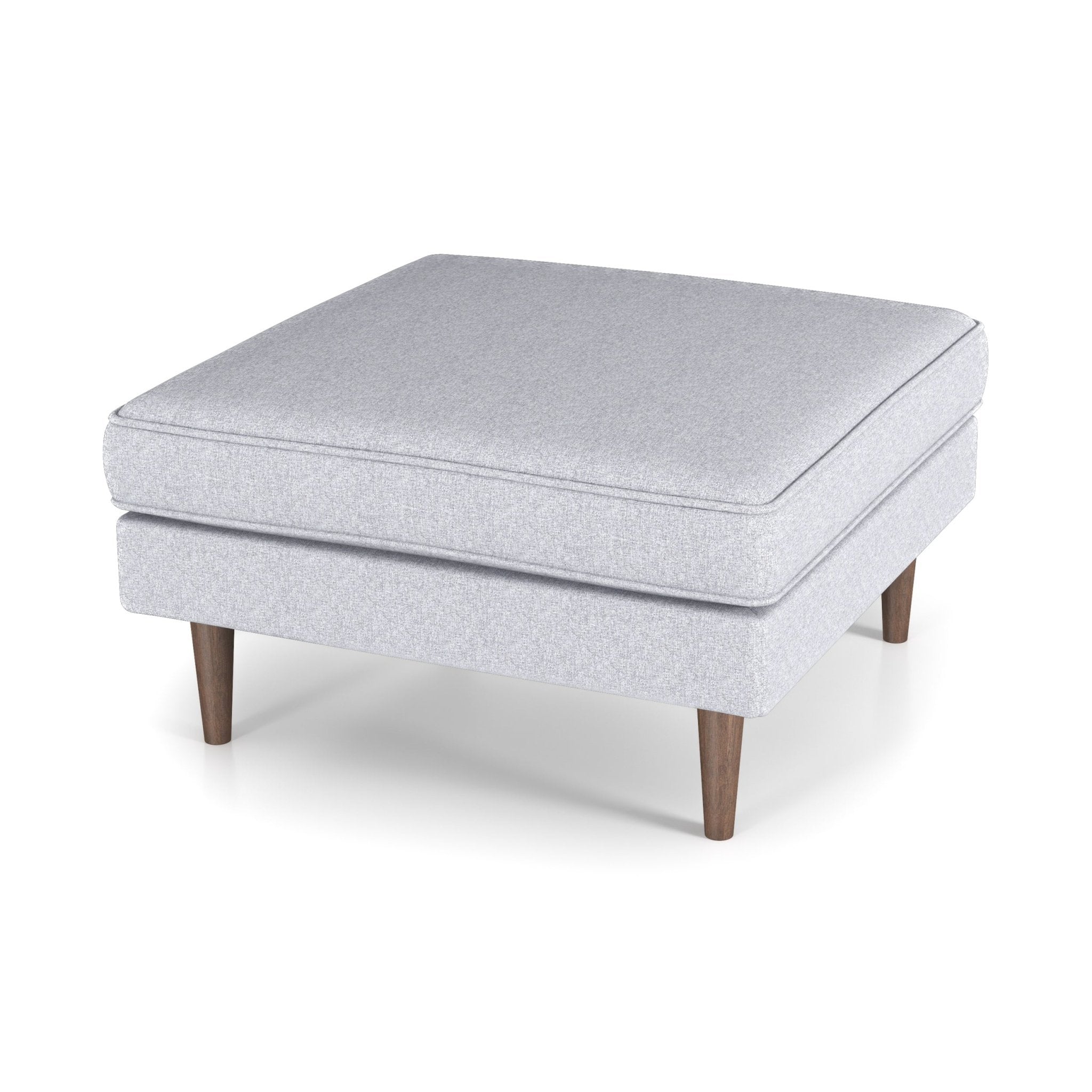 Fordham Ottoman Light Gray Fabric