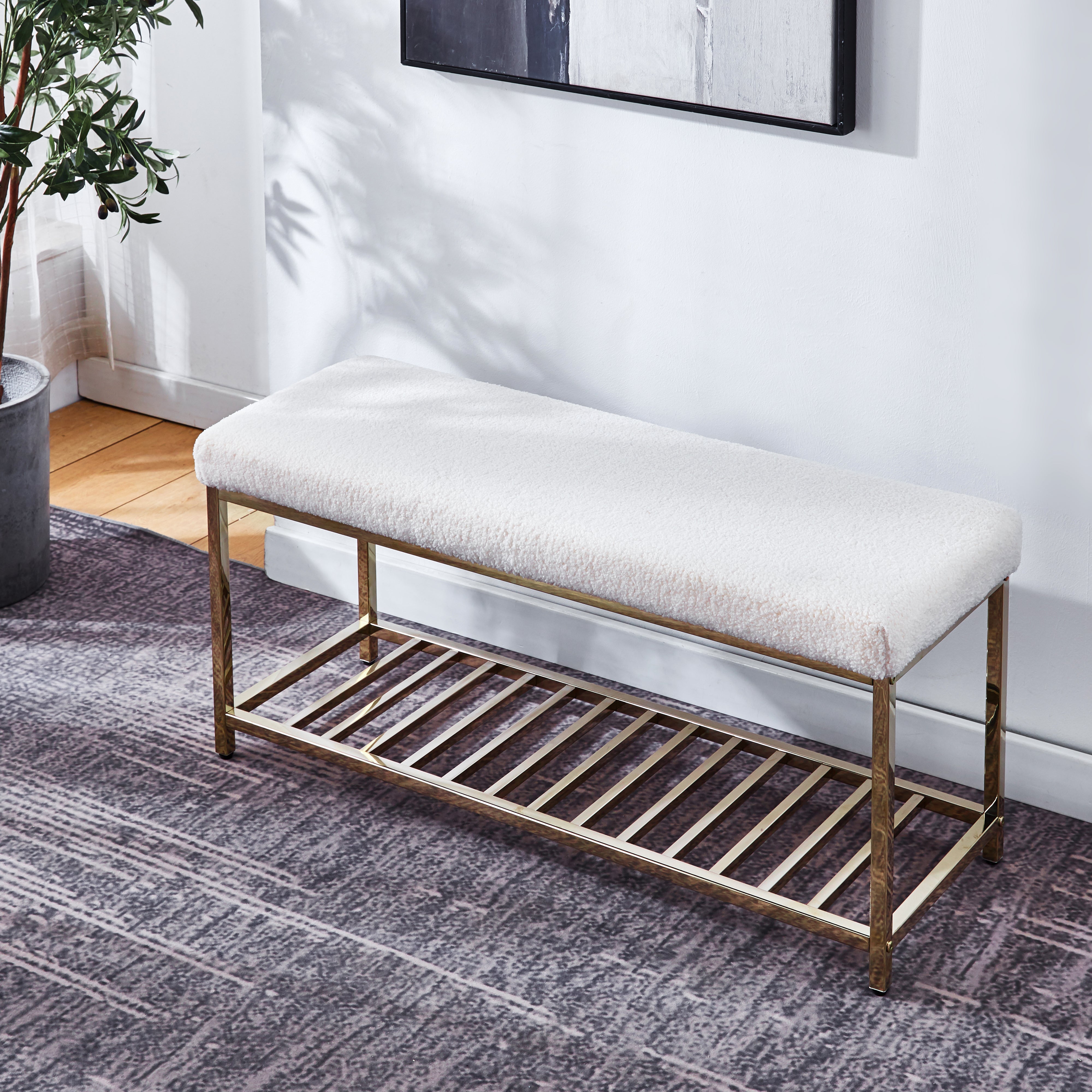 Vishva Bench White