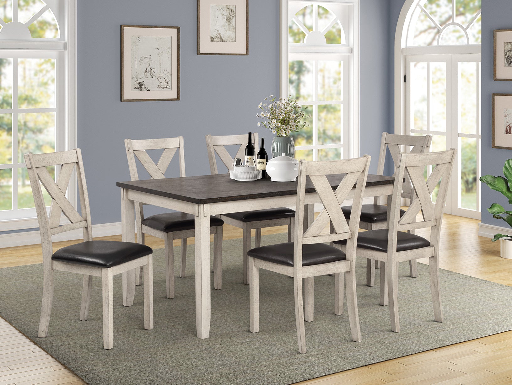 Nanticoke Dining Table and 6 Chairs